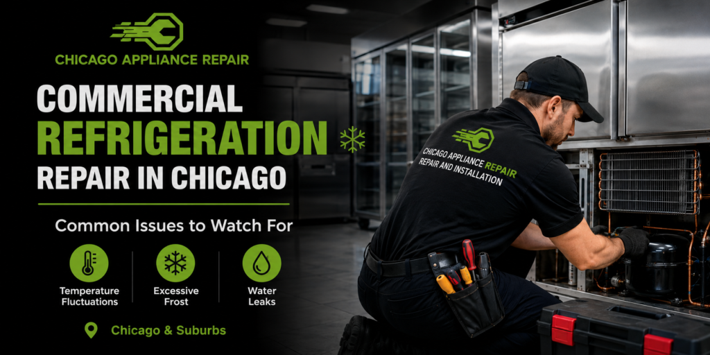Commercial refrigeration repair in Chicago for restaurant refrigerator
