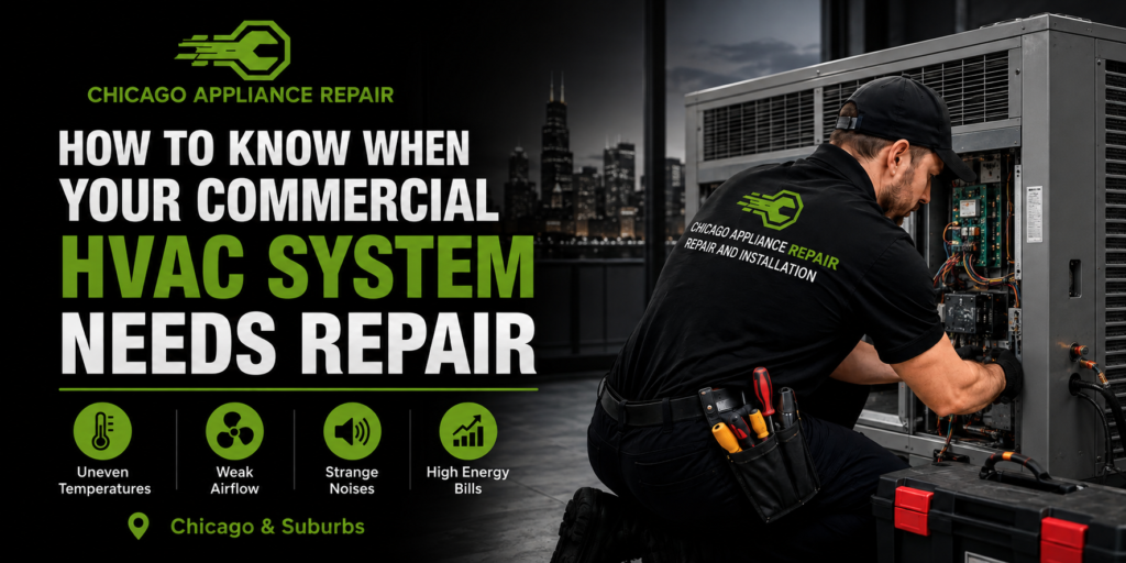 How to Know When Your Commercial HVAC System Needs Repair in Chicago
