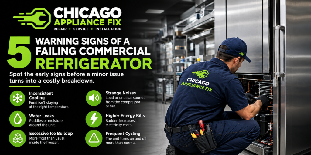 Commercial Refrigerator Warning Signs